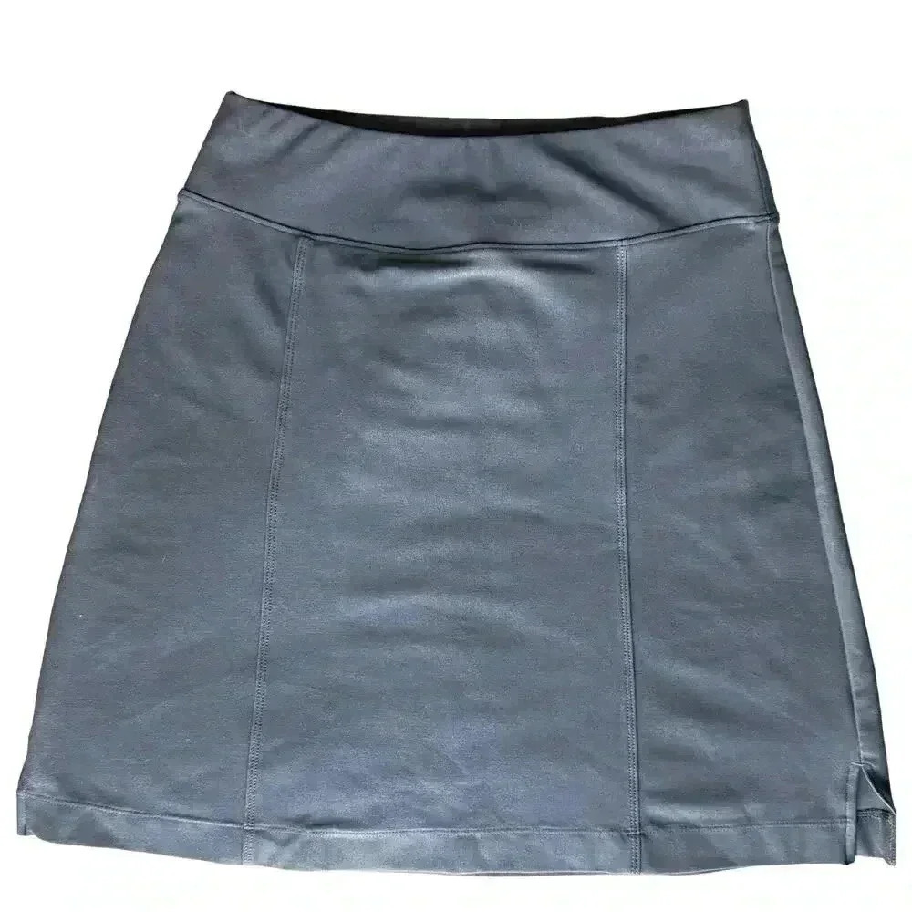 Lucy Vital Collection Womens XS Athletic Casual Skirt in Charcoal Gray